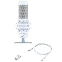 thiet bi stream microphone hyperx quadcast s rgb white 519p0aa 5