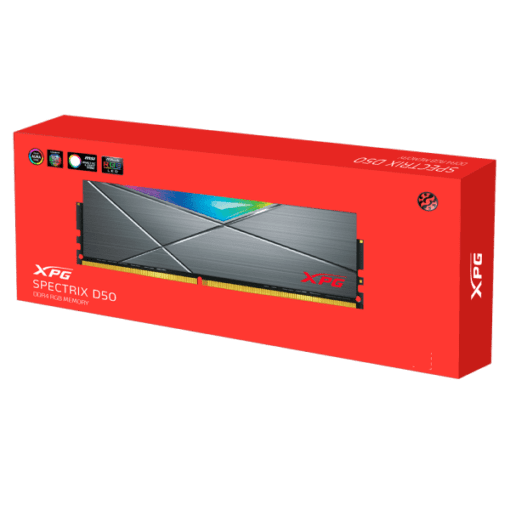 ADATA XPG Spectrix D50 RGB Tungsten Grey 8GB 1x8GB 3200MHz CL16 TTD 2