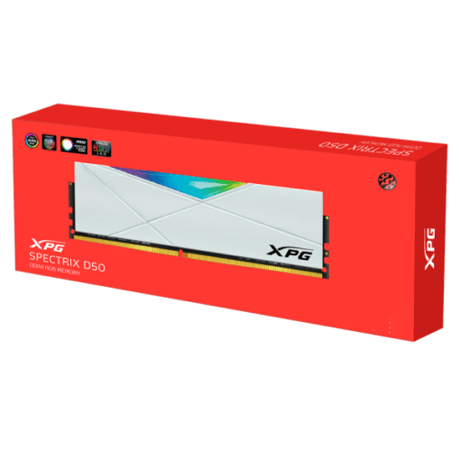 ADATA XPG Spectrix D50 RGB White8GB 1x8GB 3200MHz CL16 TTD 2
