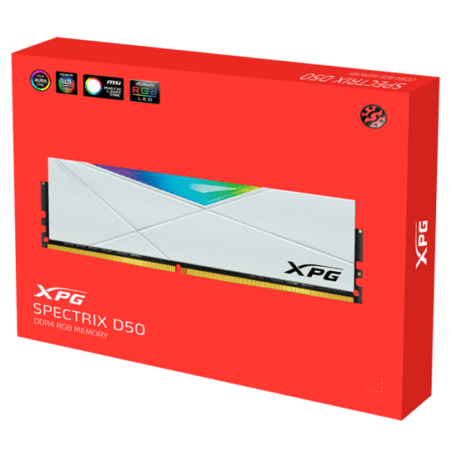 ADATA XPG Spectrix D50 RGB White8GB 1x8GB 3200MHz CL16 TTD 3