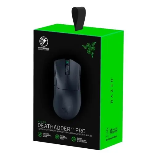 Razer DeathAdder V3 Pro Wireless Gaming Mouse + HyperPolling Wireless Dongle - World Packaging