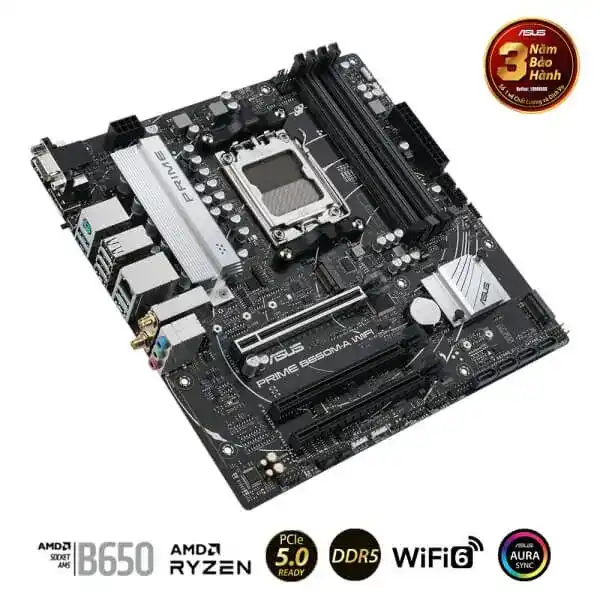 ASUS PRIME B650M-A WIFI-CSM Mainboard 3 ASUS PRIME B650M-A WIFI-CSM Mainboard