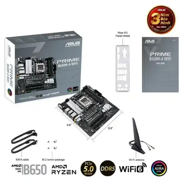 ASUS PRIME B650M-A WIFI-CSM Mainboard 6 ASUS PRIME B650M-A WIFI-CSM Mainboard