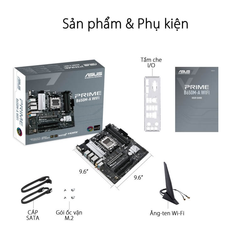 ASUS PRIME B650M-A WIFI-CSM Mainboard 17 PRIME B650M A WIFI TTD spec 1