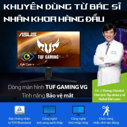 ASUS TUF Gaming VG259QM Monitor - 24.5 inch, FHD, 280Hz OC, 1ms GTG, Fast IPS, G-Sync Compatible, HDR400
