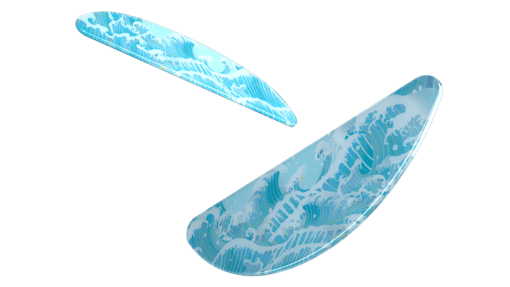 Glass Skates for Lamzu Atlantis TTD 3