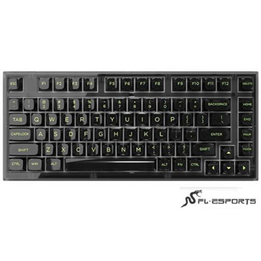 FL Esports Q75 Transparent Black Dark Ice Keycap TTD 1