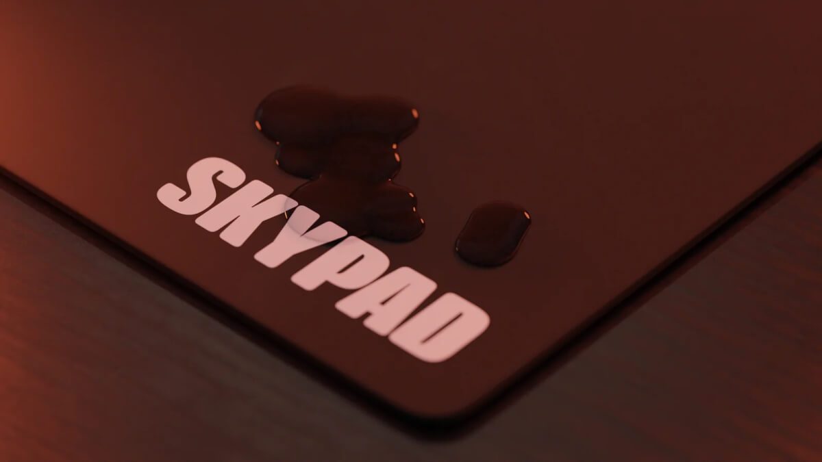 SkyPAD Glas 3.0 XL Black Text Logo 3