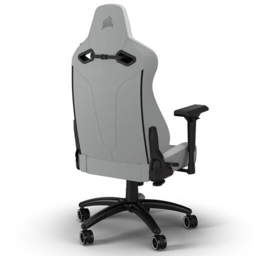 TC200 Gaming Chair – Plush Leatherette – Light GreyWhite TTD 8