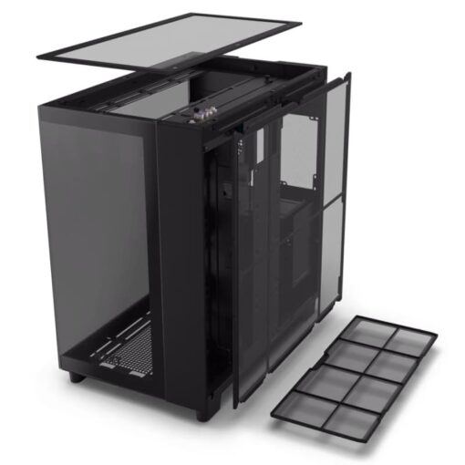 NZXT H9 Flow All Black Case - Mattle Black