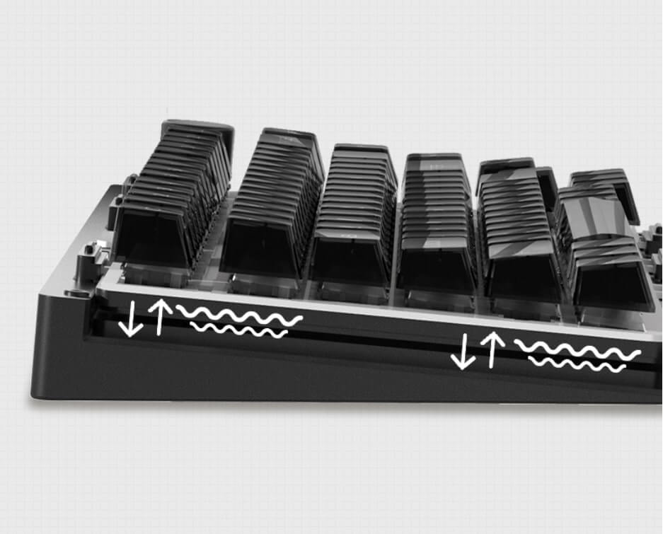 MONSGEEK M2 Aluminium Gasket Keyboard Kit 4