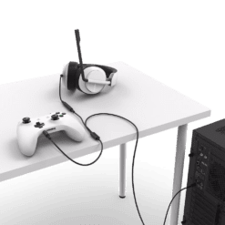 1656060661 accessories console chat cable with headset and xbox controller png