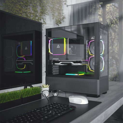 pc case montech sky two black 8