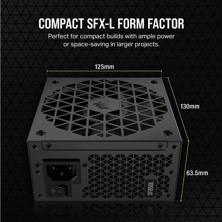 SF L Series SF850L Fully Modular Low Noise SFX Power Supply WW TTD mobile 5