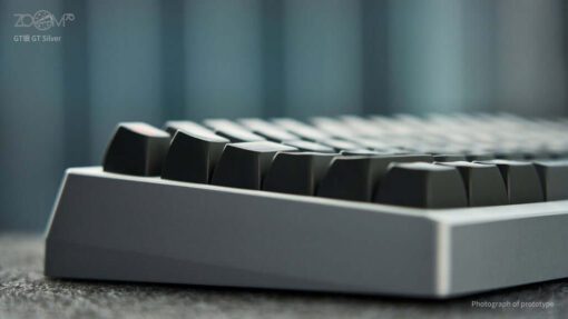 Zoom75 Essential Edition Custom Keyboard - Case GT Silver - Backplate PVD Silver