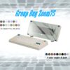 Zoom75 Essential Edition Custom Keyboard - Case Milk Tea - Backplate Glass MilkyGreen