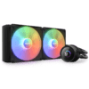 NZXT Kraken 280 RGB Black AIO Liquid CPU Cooler - LCD Display, 280mm radiator, 2x F140 RGB Core Fan