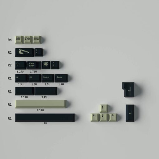 Keycap Cherry PBT Dyesub Norse TTD 9