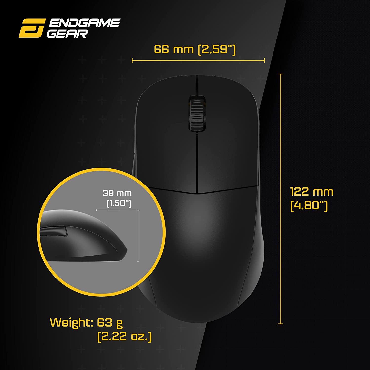 XM2we Wireless Gaming Mouse Black Page Mobile TTD 3