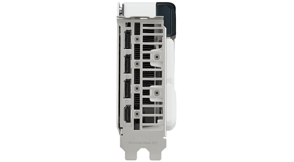 dual rtx4060ti o8g white stainless steel bracket
