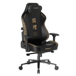 DXRacer Craft Pro Koi Fish Black (GC/LCF23LTA/KOI) Special Edition Gaming Chair - 4D Armrest, 135-Degree Recline, Cooling Gel Foam Pillow, Pull-Out Footrest 18 GC LCF23LTA KOI.5910 1800x1800