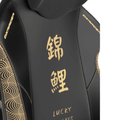 DXRacer Craft Pro Koi Fish Black (GC/LCF23LTA/KOI) Special Edition Gaming Chair - 4D Armrest, 135-Degree Recline, Cooling Gel Foam Pillow, Pull-Out Footrest 31 GC LCF23LTA KOI.5928 1800x1800