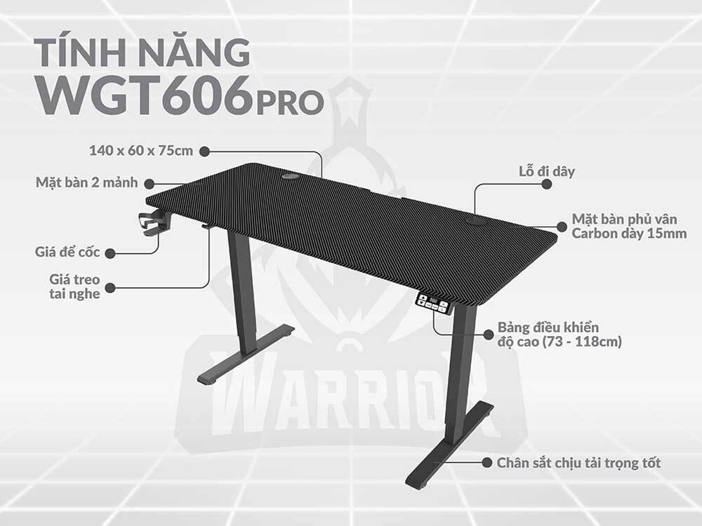 WARRIOR – Paladin Series – WGT606 Pro Black TTD Product 5
