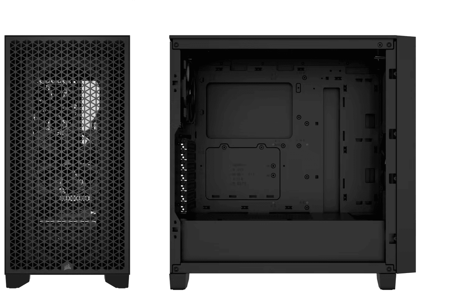 Corsair 3000D Airflow Black Panel2 image dimensions black