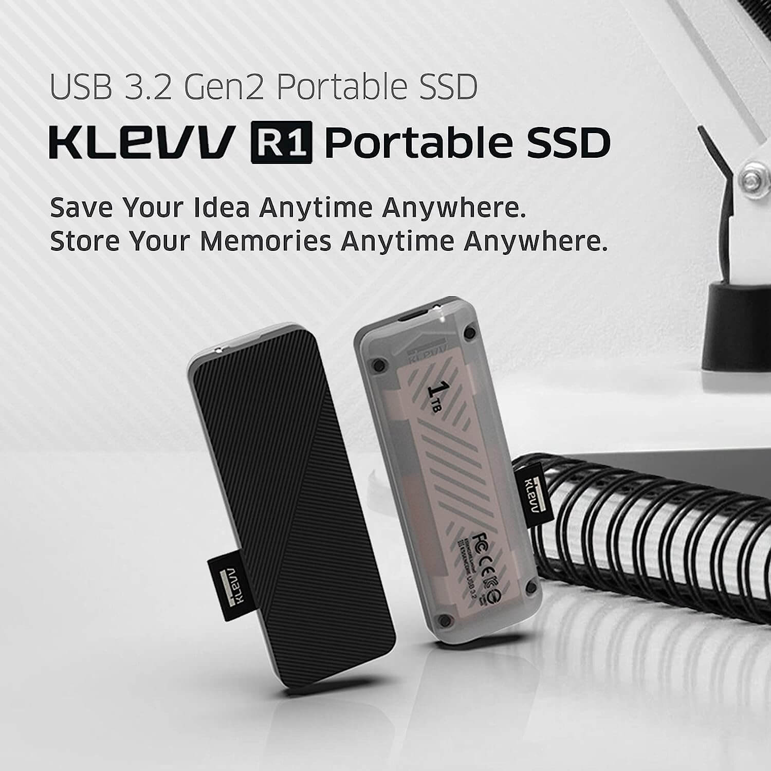 KLEVV R1 500GB (K500GPSSU2-PR1) Portable SSD 35 KLEVV R1 500G Portable SSD 5