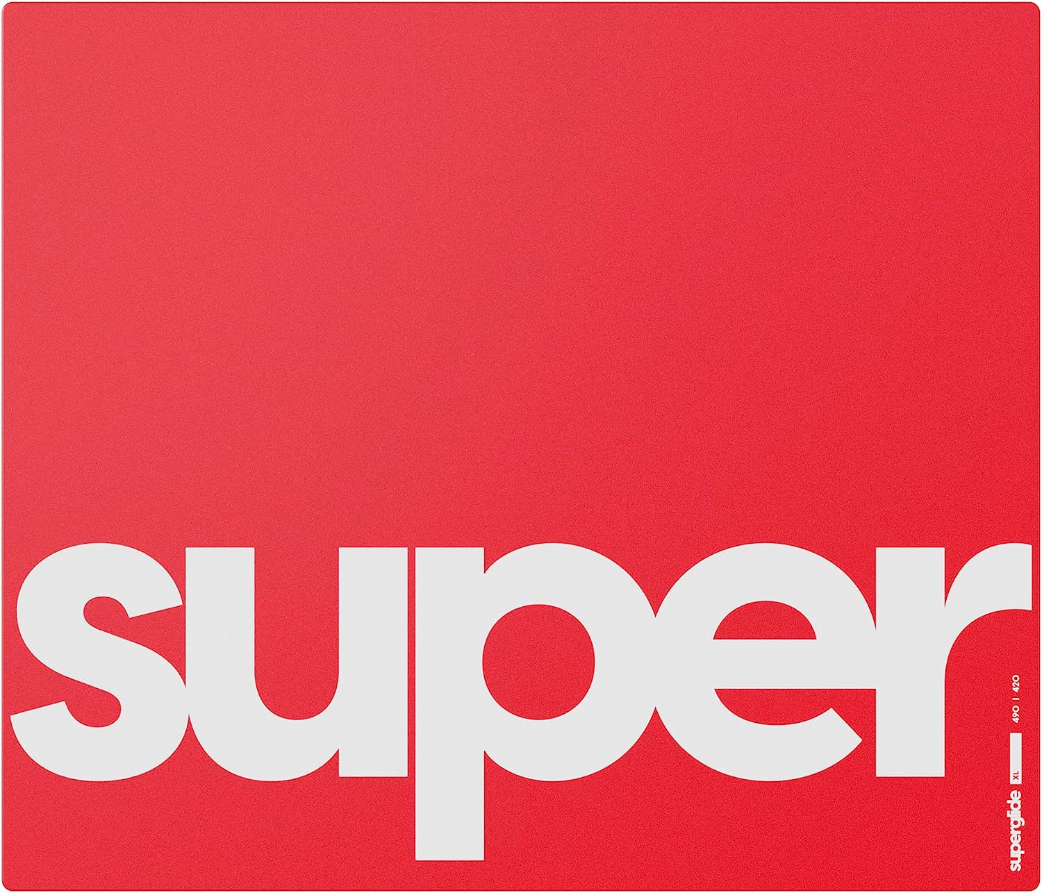 Pulsar Superglide Glass Mouse Pad - XL (490 x 420 x 4mm) 43 Pulsar Superglide Premium Glass Red XL Size page mobile 1