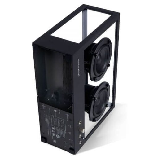 Small Transparent Speaker Black Product 3
