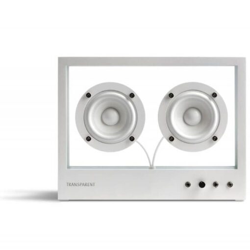 Small Transparent Speaker White Product 3