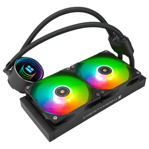 THERMALRIGHT Frozen Notte Black 240 ARGB AIO Liquid CPU Cooler - Black, 240mm Radiator, ARGB, AM5-LGA1700 compatible