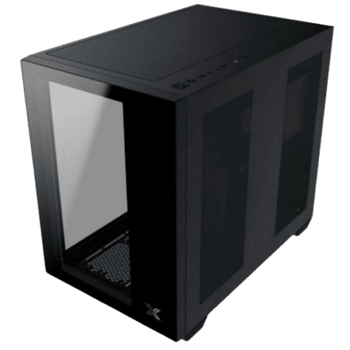 XIGMATEK AQUA III Black Case (no fans) - 2 side Tempered Glass, support 10 fans 120mm, 360mm radiator top