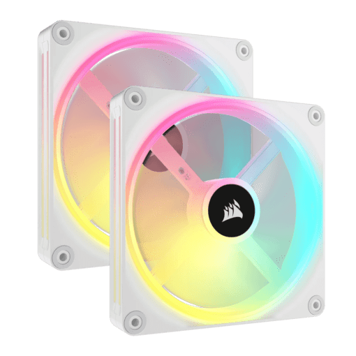 iCUE LINK QX140 RGB WHITE DUAL TTD Product 2