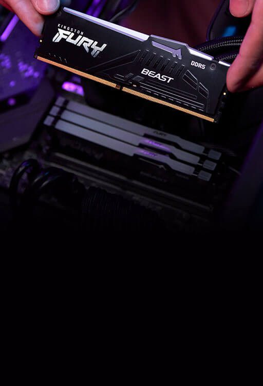 Kingston FURY Beast DDR5 RGB 32GB Memory Kit - Black, 32GB (2x16GB) DDR5, 5600MHz, CL40 (KF556C40BBAK2-32) 33 ktc keyfeatures memory beast ddr5 rgb 6 sm