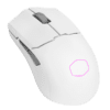 Cooler Master MM712 Lightweight Wireless White Gaming Mouse - 59g, 19000 dpi, RGB, PixArt Optical Sensor, Pure PTFE Mouse Feet
