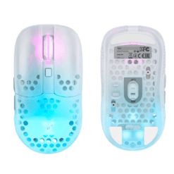 008 Xtrfy MZ1 White Wireless Gaming Mouse Hero