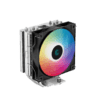 Deepcool AG400 LED CPU Air Cooler - 4 Heat Pipes, 1x120mm Fan, Intel LGA 1700/AMD AM5 Support