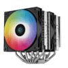 Deepcool AG620 ARGB CPU Air Cooler - Dual-Tower CPU Cooler, 2x 120mm Fan, 6x Copper Heat Pipes, Intel/AMD Support