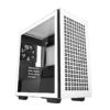 DEEPCOOL CH370 WH Compact Powerhouse Case - White, Tempered Glass, M-ATX Case, 1x120mm fan includes