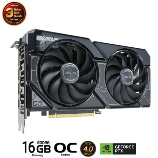 ASUS Dual GeForce RTX 4060Ti OC Edition 16GB GDDR6 ( DUAL-RTX4060TI-O16G) Graphics Card