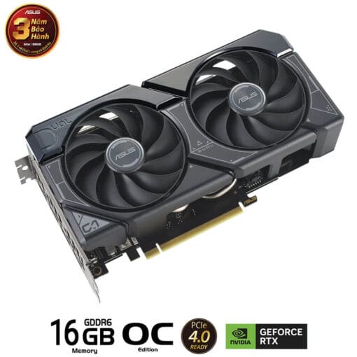 ASUS Dual GeForce RTX 4060Ti OC Edition 16GB GDDR6 ( DUAL-RTX4060TI-O16G) Graphics Card