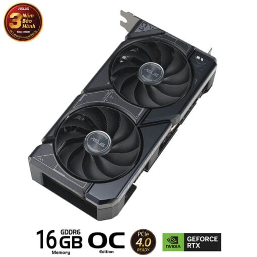 ASUS Dual GeForce RTX 4060Ti OC Edition 16GB GDDR6 ( DUAL-RTX4060TI-O16G) Graphics Card