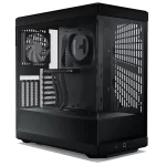 Hyte Y40 Black S-Tier Aesthetic Case - PCIE 4.0 Riser Cable, 2x 120mm fans included