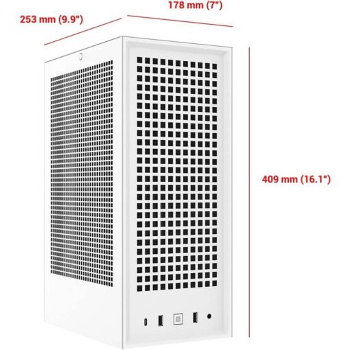 Revolt 3 Premium ITX Small Form Factor Case White TTD Product 2