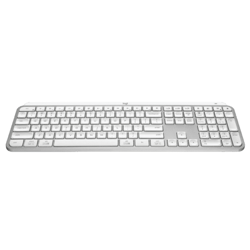 mx keys s keyboard front view pale grey us