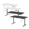 NiceDesign PULUONG - Oval - 152.4x76.2x2.5cm - Height Adjustable Standing Desk