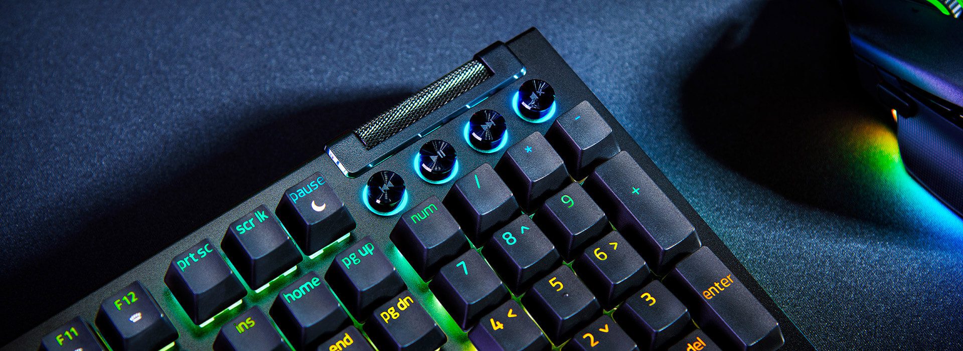 razer blackwidow v4 media keys desktop