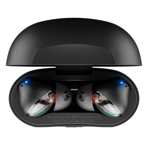 Skullcandy Rail® True Wireless Earbuds - Black, Pin 42h, IP55, Skull-IQ, Alexa Enabled, Microphone